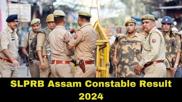 SLPRB Assam Constable Result 2024