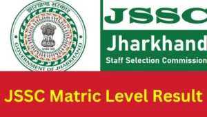 JSSC Matric Level Result