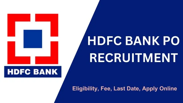 HDFC Bank PO Recruitment