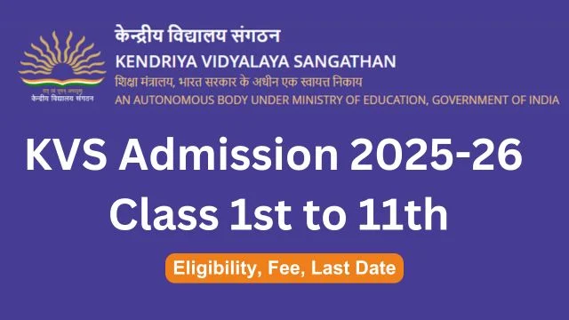 KVS Admission 2025-26