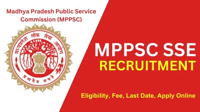 MPPSC SSE Recruitment