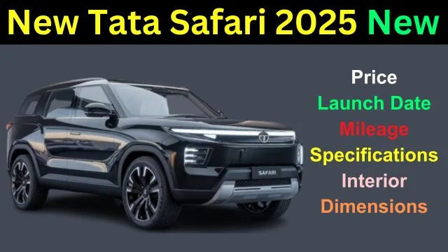 New Tata Safari 2025 New Model