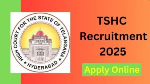 TSHC Recruitment 2025